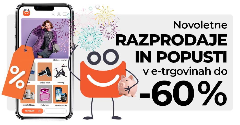 Ugodni nakupi se nadaljujejo: Ne zamudite razprodaje do 60 %