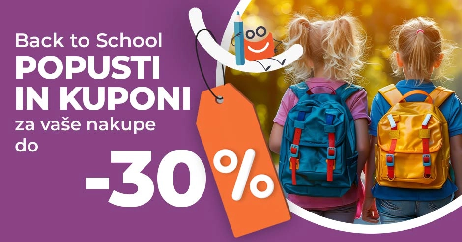 Back to School: plačajte manj za nujne nakupe za šolo