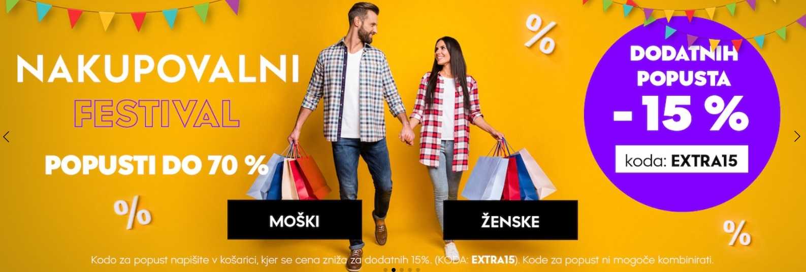 koda za popust je v tej trgovini pogosto na voljo za modne nakupe