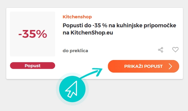 Kako uporabiti KitchenShop popuste