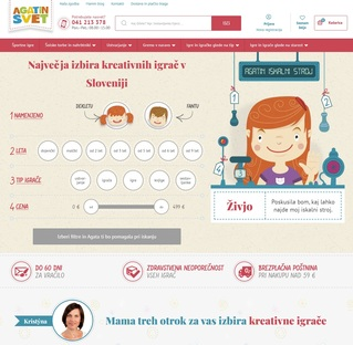 spletna trgovina z veliko ponudbo igrač, iger in šolskih torb