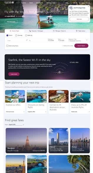 Qatar Airways Slovenija