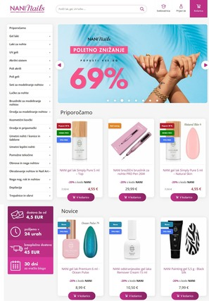 laki in oprema za manikuro doma