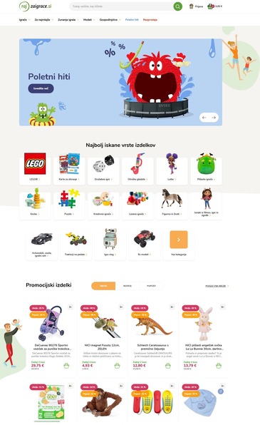 ta spletna trgovina je raj za nakup nove igrače