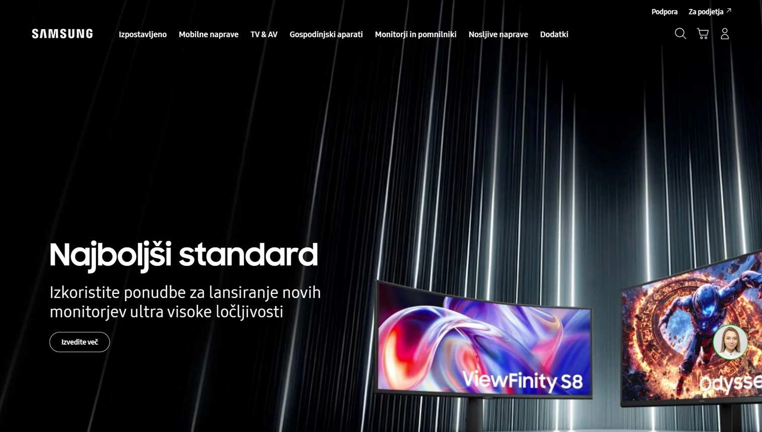 Samsung domača spletna stran