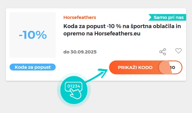 Primer kode za popust za Horsefeathers
