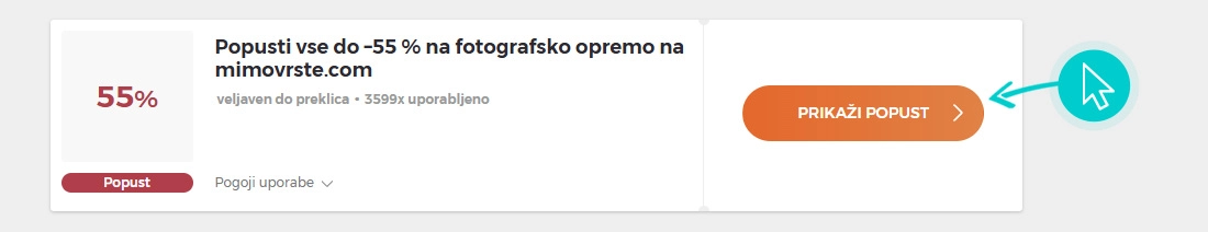 Kako uporabiti Mimovrste popuste