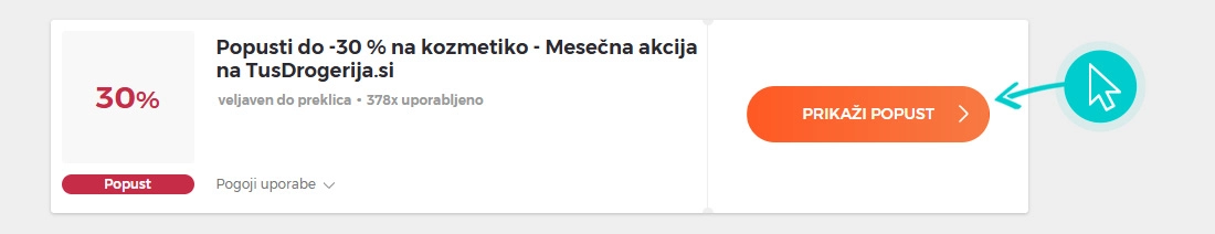 Kako uporabiti Tuš drogerija popuste