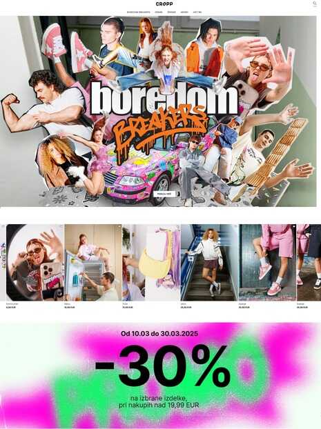 Cropp koda za popust