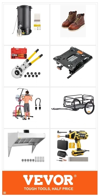 ugodno orodje in oprema bo vaša če uporabite Vevor kupon