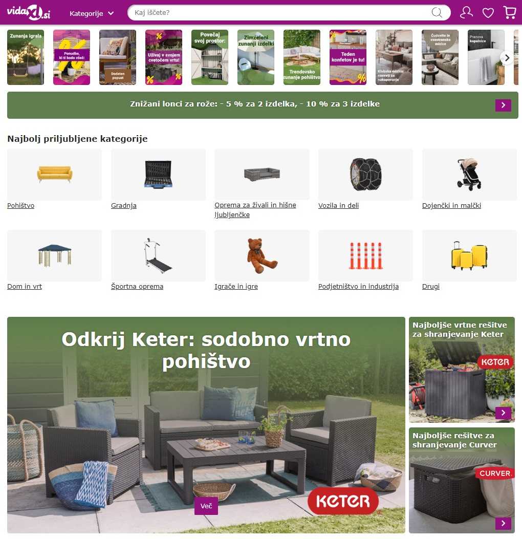 spletna trgovina vidaxl