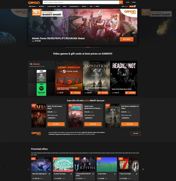 najboljše video igre in dodatki vas čakajo na tej gaming platformi