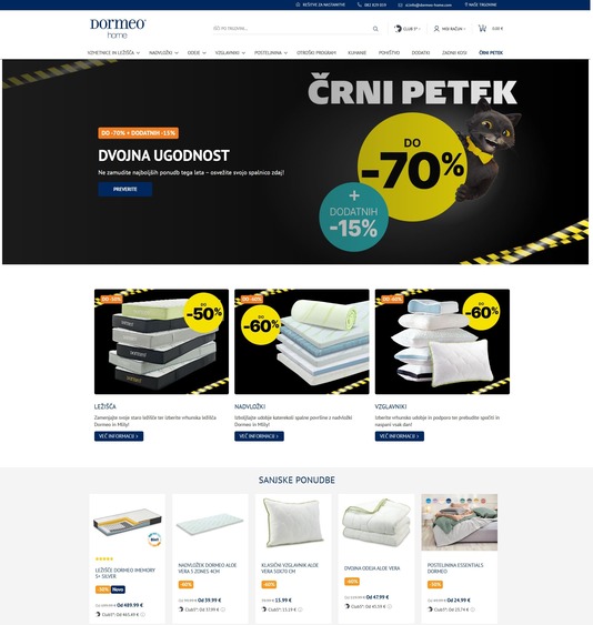 spletna trgovina z vzmetnicami in ležiši po dostopnih cenah