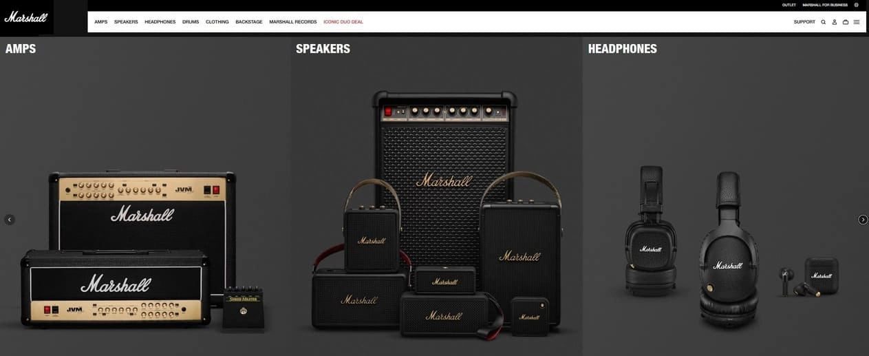 Zvočniki, slušalke, ojačevalec so cenejši ko uporabite Marshall kupon
