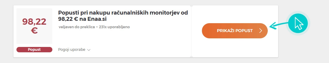 Kako uporabiti enaA popuste